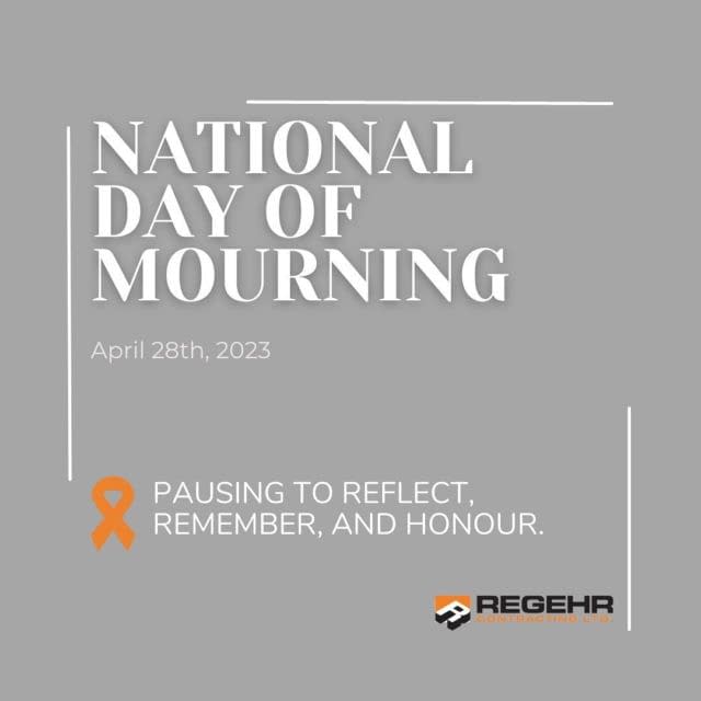 Today, we pause to honour and remember those who have lost their lives on the job, and renew our commitment to creating safe and healthy work environments. 

As a team, we are committed to working together to provide workplaces where everyone feels safe and valued, knowing there is nothing greater than our crews safety. 
#healthandsafety #dayofmourning #worksafebc #construction #regehrcontracting